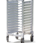 Thumbnail image #1 for Eagle Group Panco OUR-PZA-12A Mobile Aluminum Pizza Pan Rack, Counter Height, 13-Pan Capacity, 2" Centers