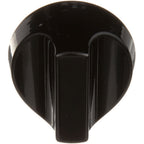 Thumbnail image #1 for AllPoints Foodservice Parts & Supplies 221438 Open Burner Knob, Black