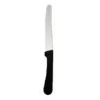 Thumbnail image #1 for 1880 Hospitality Oneida® B618KSSF Steak Knife, 8-3/4 in, Rounded Tip, Stainless Steel Blade, Black Polypropylene Handle Pack of 1 Dozen