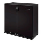 Thumbnail image #1 for Infrico USA IMD-ERV35SD Narrow Back Bar Cooler, 1 Solid Swing Door, Black, 5.0 Cu. Ft.