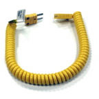 Thumbnail image #1 for Cooper-Atkins 10040-K Coiled Retractable K-Type Thermocouple Extension Cable, 48" Extended, 12" Retracted