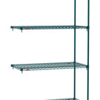 Thumbnail image #1 for Metro Super Erecta SA-2172K3-86-A4 Super Adjustable Super Erecta Wire Add-On Wire Shelving Unit, 72"W x 21"D x 86"H, 600 lb. capacity per shelf, 2000