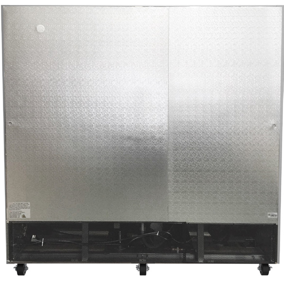 Product image #9 for KoolMore 81-Inch Three-Section Glass Door Reach-In Refrigerator, 72 Cu. Ft., Bottom-Mount Self-Contained
