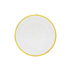 Thumbnail image #1 for Kadra Kitchenware Vikko Decor VD-0801-G Round China Salad Plate, 8-1/2", Gold Rim Case of 18