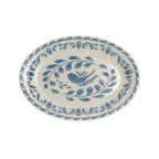 Thumbnail image #2 for Steelite International Zaba Paloma Lagoon A125P140 Oval China Platter with Rolled Edge, 10.625" x 7.75" Case of 2 Dozen