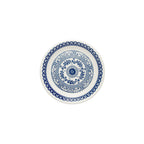 Thumbnail image #2 for Steelite International ZABA A102P804 Round Alumina Vitrified Plate, 5-3/4", Talara Vida Blue Case of 2 Dozen