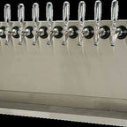 Thumbnail image #5 for Micro Matic USA SB1038-KR 40-Inch Underbar Glycol-Cooled Draft Beer Dispenser with 10 Stainless Steel Faucets, Drip Tray, Brushed Stainless Steel