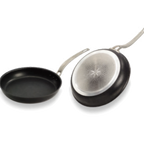 Thumbnail image #1 for Matfer Bourgeat 668532 12-3/8-Inch Fry Pan, 5 mm Aluminum Body, 4-Layer Nonstick Coating, Stainless Steel, Induction Ready