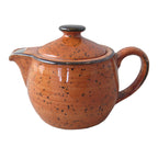 Thumbnail image #1 for Tableware Solutions USA Rustics by Continental 51RUS059-04 Teapot, 17 oz, with Lid, Terra Case of 4