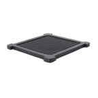 Thumbnail image #1 for Eastern Tabletop 1741GT Square Non-Stick Griddle Top, 8 x 8 in, Black, for Risers
