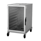 Thumbnail image #1 for Doyon Baking Equipment (Middleby) NU-VU HW-2-1/2G Enclosed Half-Height Bread Cabinet, Aluminum, Clear Lexan Door, 9-Pan 18 x 26 Capacity