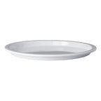 Thumbnail image #1 for Steelite International DW Haber DW06RFP3WHT Round Shallow Food Pan, 2 gal, 1 in Deep, 18/10 Stainless Steel, White Powder Coat