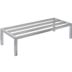 Thumbnail image #1 for 1880 Hospitality Focus Foodservice FADR36208 Aluminum Dunnage Rack, 2,000 lb Capacity, 36 x 20 x 8" Case of 6