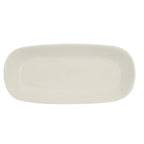 Thumbnail image #1 for CAC China Rec REC-RT16 Rectangular Ceramic Platter, 10 x 4-1/2 x 1-1/2 in Case of 2 Dozen