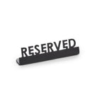 Thumbnail image #1 for American Metalcraft MSBR3 Metal Laser-Cut Table Sign, Black, 0.625"W x 2.75"D x 0.75"H Case of 144