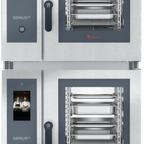 Thumbnail image #1 for Eloma Genius Tabletop ELOMA GENIUS 6-11_6-11 3AG DBL Double Gas Boilerless Countertop Combi Oven/Steamer, 12-Pan, Programmable
