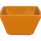 Thumbnail image #1 for International Tableware Elite Harvest EL-11-BN Square Stoneware Fruit Bowl, 7-1/2 oz, Butternut Case of 3 Dozen