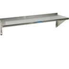 Thumbnail image #1 for AllPoints Foodservice Parts & Supplies 2801910 Wall-Mount Stainless Steel Shelf, 36"W x 16"D