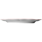 Thumbnail image #2 for Steelite International Folio, Porcelain 62578FP817 Porcelain Oval Platter, 13" x 10.5" x 1", Adelina Double Line Rose 1 Dozen