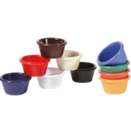 Thumbnail image #1 for G.E.T. RM-387-W . . Melamine Ramekin, 2 oz, White, Fluted Cone Shape Dozen Case of 4 Dozen