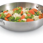 Thumbnail image #2 for Vollrath Miramar® 49424 10-Inch 3-Ply Stainless Steel/Aluminum French Omelet Pan, Induction Ready, Satin Finish