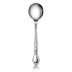 Thumbnail image #1 for New Star Foodservice Inc. 58741 Bouillon Spoon, 18/0 Stainless Steel, 1.8 mm Gauge, Rose Pattern Case of 24 Dozen