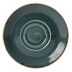 Thumbnail image #1 for Steelite Performance, Craft Blue 11300225 Double Well Saucer, Round, 6.5", Blue Case of 3 Dozen