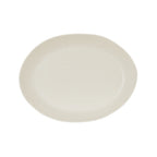 Thumbnail image #1 for Cal-Mil Bali 24404-1216-103 Oval Melamine Platter, Ivory, 12"W x 16"D x 1.5"H Case of 6