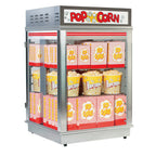 Thumbnail image #1 for Gold Medal Astro Pop 2002 Popcorn Staging Cabinet with Swing-Out Doors and LED Lighted Sign