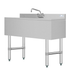 Thumbnail image #6 for KoolMore 3-Compartment 38-Inch Under-Bar Sink with 10 x 14 x 10 Bowls, 304 Stainless Steel