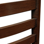 Thumbnail image #2 for Oak Street Metalwood BM-234W-DW Metal Bar Stool, Ladder Back, Armless, Upholstered Seat, Driftwood Finish