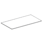 Thumbnail image #1 for SPG International Universal Stainless TAC-PB Plastic Cutting Board, White, 5/8" Thick