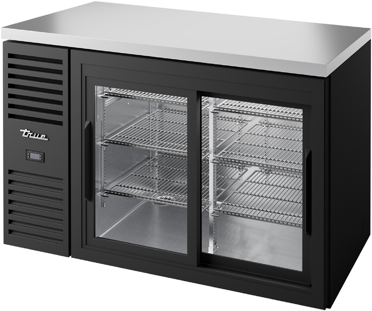 Product image #5 for True Premier Bar 52-Inch Two-Section Single-Zone Back Bar Cooler with Sliding Glass Doors