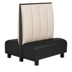 Thumbnail image #1 for ATSMFG ATS AT&S-ADD-K48-6CH GR7 Kevin Deuce Booth, single, 30" long x 48" high, 6-channel back, removable sinuous spring seat with connecting links