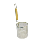 Thumbnail image #1 for Thunder Group SLNS536 Noodle Skimmer, 5-3/8" x 6", Round Mesh, Stainless Steel, Deep Pocket, Wood Handle Case of 36