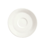 Thumbnail image #1 for Libbey Slenda 950002589 Porcelain Saucer, 6-1/4" Diameter, 2" Well, White