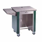 Thumbnail image #1 for Piper Products/Servolift Eastern Reflections R2-CS Cashier Stand, 36"L x 30"W x 36"H, Stainless Steel Top, Drawer & Lock