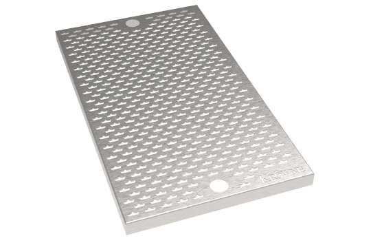 Product image #5 for MoveWell Perforated Stainless Steel Modular Drainboard Insert for 2-Compartment Sinks