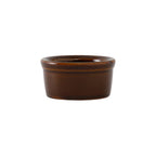 Thumbnail image #1 for Tuxton China DuraTux®© BAX-025 Ceramic Ramekin, 2-1/2 oz., 3" Diameter, Round, Caramel Case of 4 Dozen