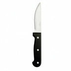 Thumbnail image #1 for Libertyware SK-BJP Jumbo Steak Knife, 4-3/4" Pointed Stainless Steel Blade, 9-3/4" Overall, Melamine Handle Case of 15 Dozen