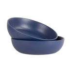 Thumbnail image #2 for Ten Strawberry Street Wazee Matte WM-6-DRKBLU-2 Round Serving Bowl, 9 in, 48 oz, Midnight Blue