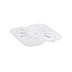 Thumbnail image #1 for CAC China PCDS-S 1/6-Size Clear Polycarbonate Food Pan Drain Shelf Case of 120