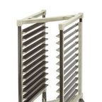 Thumbnail image #1 for Cambro UZR1826HP12480 Half-Size Restaurant Rack, 175 lb Capacity, 3" Rail Spacing, Locking Casters