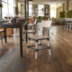 Thumbnail image #2 for Flash Furniture 2-XU-DG-W0236-ANTWHT-GG Antique White Stackable Wood Dining Chair with Beechwood Frame