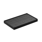 Thumbnail image #1 for Hollowick/Steelite LUM0201 6-Lamp Contact Charging Tower Platform, 18.5 x 11.4 x 1.6 in