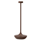 Thumbnail image #1 for Hollowick/Steelite LUM5120 Cordless Aluminum Countertop Heat Lamp with USB Charger, Corten Finish, 3.3 x 9.75 in.