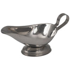 Thumbnail image #1 for Stanton Trading 4004 5 oz Polished 18/8 Stainless Steel Gravy Boat with Welded Handle and Foot Case of 144