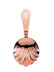 Thumbnail image #2 for Barfly 7-Inch Copper-Plated Julep Strainer with Scalloped Edge and Welded Handle