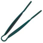 Thumbnail image #1 for Thunder Group PLFTG006GR 6" Green Polycarbonate Serving Tongs with Flat Grip Case of 120