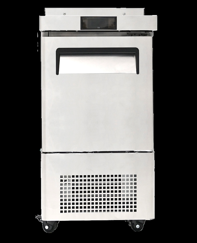 Product image #5 for Atosa Slim Stainless Steel 1-Section Sandwich Prep Table, 3.7 Cu. Ft., Bottom-Mount Self-Contained Refrigeration